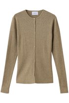 【スタニングルアー/STUNNING LURE】のrヤクコットンリブカーディガン 人気、トレンドファッション・服の通販 founy(ファニー) ファッション Fashion レディースファッション Fashion for Women トップス・カットソー Cut & Sew Tops ニット Knit Tops & Sweaters カーディガン・羽織り Layered Style Cardigans なめらか Smooth, Silky Texture カーディガン Cardigan, Knitwear シンプル Simple, Minimal エレガント 上品 Elegant thumbnail ライトカーキ|ID: prp329100004649149 ipo3291000000035883012