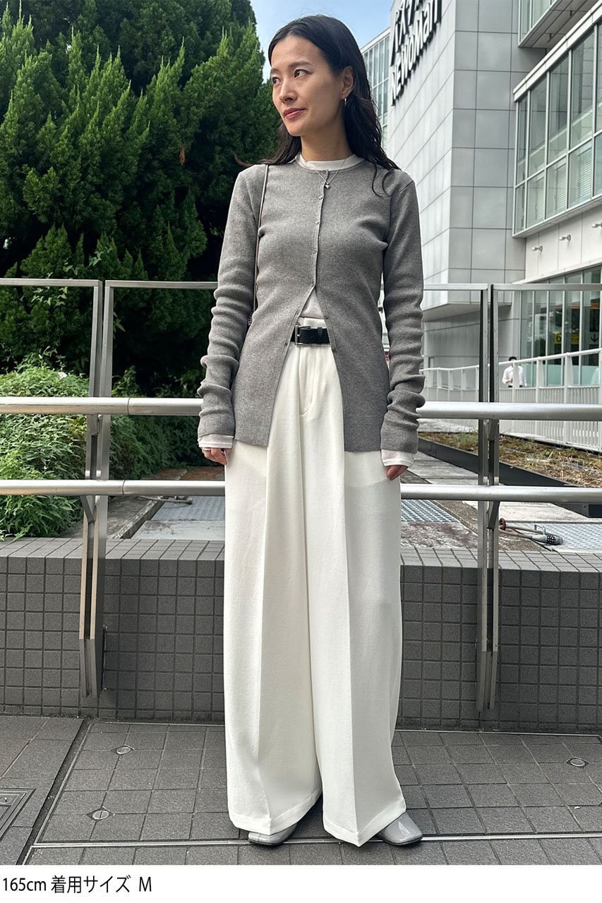 【スタニングルアー/STUNNING LURE】のrヤクコットンリブカーディガン 人気、トレンドファッション・服の通販 founy(ファニー) 　ファッション　Fashion　レディースファッション　Fashion for Women　トップス・カットソー　Cut & Sew Tops　ニット　Knit Tops & Sweaters　カーディガン・羽織り　Layered Style Cardigans　なめらか　Smooth, Silky Texture　カーディガン　Cardigan, Knitwear　シンプル　Simple, Minimal　エレガント 上品　Elegant　other-7|ID: prp329100004649149 ipo3291000000035883018