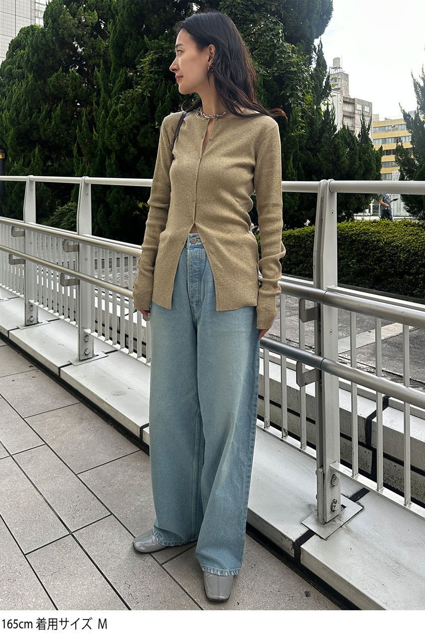 【スタニングルアー/STUNNING LURE】のrヤクコットンリブカーディガン 人気、トレンドファッション・服の通販 founy(ファニー) 　ファッション　Fashion　レディースファッション　Fashion for Women　トップス・カットソー　Cut & Sew Tops　ニット　Knit Tops & Sweaters　カーディガン・羽織り　Layered Style Cardigans　なめらか　Smooth, Silky Texture　カーディガン　Cardigan, Knitwear　シンプル　Simple, Minimal　エレガント 上品　Elegant　other-7|ID: prp329100004649149 ipo3291000000035953396