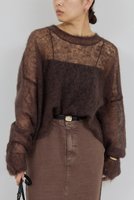 【ガリャルダガランテ/GALLARDAGALANTE】のモヘヤリングシアーニット 人気、トレンドファッション・服の通販 founy(ファニー) ファッション Fashion レディースファッション Fashion for Women トップス・カットソー Cut & Sew Tops ニット Knit Tops & Sweaters カジュアルプルオーバー・ニットトップス Pullovers & Knit Tops / Casual Pullovers 2025年 2025 2025-2026秋冬・A/W Autumn/Winter 2025–26 AW25–26 おすすめ Recommended / Our Picks シアー Sheer, See-Through A/W・秋冬 Autumn/Winter |ID:prp329100004649150