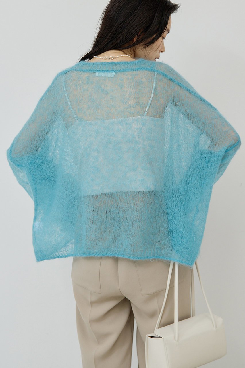 【ガリャルダガランテ/GALLARDAGALANTE】のモヘヤリングシアーニット 人気、トレンドファッション・服の通販 founy(ファニー) 　ファッション　Fashion　レディースファッション　Fashion for Women　トップス・カットソー　Cut & Sew Tops　ニット　Knit Tops & Sweaters　カジュアルプルオーバー・ニットトップス　Pullovers & Knit Tops / Casual Pullovers　おすすめ　Recommended / Our Picks　シアー　Sheer, See-Through　other-8|ID: prp329100004649150 ipo3291000000035652203