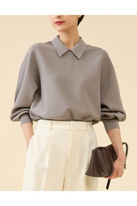 【マルティニーク/martinique】 衿ドルマンプルオーバー人気、トレンドファッション・服の通販 founy(ファニー) ファッション Fashion レディースファッション Fashion for Women トップス・カットソー Cut & Sew Tops ニット Knit Tops & Sweaters カジュアルプルオーバー・ニットトップス Pullovers & Knit Tops / Casual Pullovers 2025年 2025 2025-2026秋冬・A/W Autumn/Winter 2025–26 AW25–26 おすすめ Recommended / Our Picks ミラノリブ Milano Rib, Milano Stitch A/W・秋冬 Autumn/Winter |ID:prp329100004649151