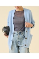 【マルティニーク/martinique】の《定番》FOXファーカーディガン サックス|ID:prp329100004649154