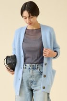 【マルティニーク/martinique】の《定番》FOXファーカーディガン 人気、トレンドファッション・服の通販 founy(ファニー) ファッション Fashion レディースファッション Fashion for Women トップス・カットソー Cut & Sew Tops ニット Knit Tops & Sweaters カーディガン・羽織り Layered Style Cardigans おすすめ Recommended / Our Picks アンゴラ Angora Knitwear カットソー Cut and Sewn Top カーディガン Cardigan, Knitwear シアー Sheer, See-Through 定番 Standard, Basic Item thumbnail サックス|ID: prp329100004649154 ipo3291000000036004458