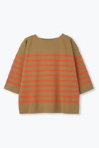 【レリル/lelill】の【limited KNIT - lelill東京1周年記念】ハイテクワイドスリーブニット 人気、トレンドファッション・服の通販 founy(ファニー) ファッション Fashion レディースファッション Fashion for Women トップス・カットソー Cut & Sew Tops ニット Knit Tops & Sweaters カジュアルプルオーバー・ニットトップス Pullovers & Knit Tops / Casual Pullovers ボーダー Border, Stripe ミラノリブ Milano Rib, Milano Stitch 無地 Plain, Solid Color thumbnail キャメル×オレンジ|ID: prp329100004649157 ipo3291000000036101627