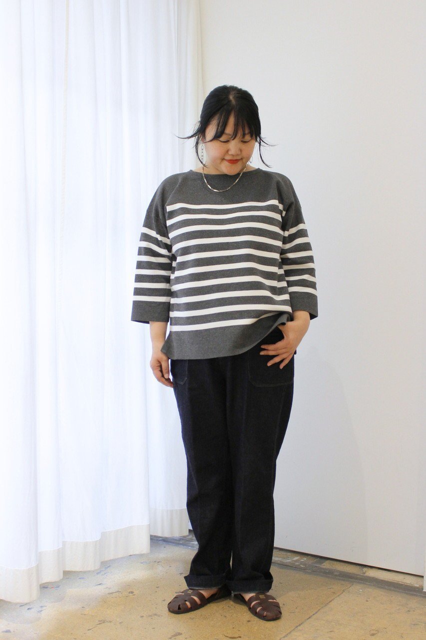 【レリル/lelill】の【limited KNIT - lelill東京1周年記念】ハイテクワイドスリーブニット 人気、トレンドファッション・服の通販 founy(ファニー) 　ファッション　Fashion　レディースファッション　Fashion for Women　トップス・カットソー　Cut & Sew Tops　ニット　Knit Tops & Sweaters　カジュアルプルオーバー・ニットトップス　Pullovers & Knit Tops / Casual Pullovers　ボーダー　Border, Stripe　ミラノリブ　Milano Rib, Milano Stitch　無地　Plain, Solid Color　other-8|ID: prp329100004649157 ipo3291000000036101638