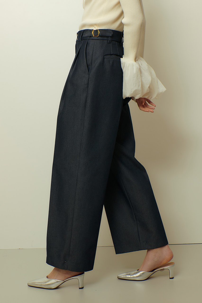 【アルアバイル/allureville】のリジッドデニムライクパンツ 人気、トレンドファッション・服の通販 founy(ファニー) 　ファッション　Fashion　レディースファッション　Fashion for Women　パンツ　Pants & Trousers　ストレート　Straight, Straight Cut　センター　Center, Center Line　ロング　Long, Long-Length　エレガント 上品　Elegant　other-7|ID: prp329100004649161 ipo3291000000034017249