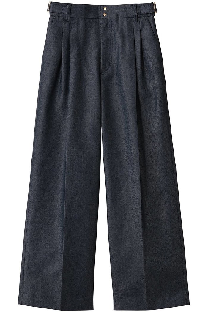 【アルアバイル/allureville】のリジッドデニムライクパンツ インテリア・キッズ・メンズ・レディースファッション・服の通販 founy(ファニー) https://founy.com/ ファッション Fashion レディースファッション Fashion for Women パンツ Pants & Trousers ストレート Straight, Straight Cut センター Center, Center Line ロング Long, Long-Length エレガント 上品 Elegant |ID: prp329100004649161 ipo3291000000035753749