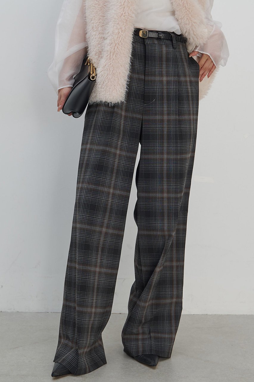 【ガリャルダガランテ/GALLARDAGALANTE】の1タックストレートイージーパンツ インテリア・キッズ・メンズ・レディースファッション・服の通販 founy(ファニー) ファッション Fashion レディースファッション Fashion for Women パンツ Pants & Trousers おすすめ Recommended / Our Picks スタイリッシュ Stylish, Fashionable センター Center, Center Line フロント Front, Front Design ブラック|ID: prp329100004649163 ipo3291000000036101640