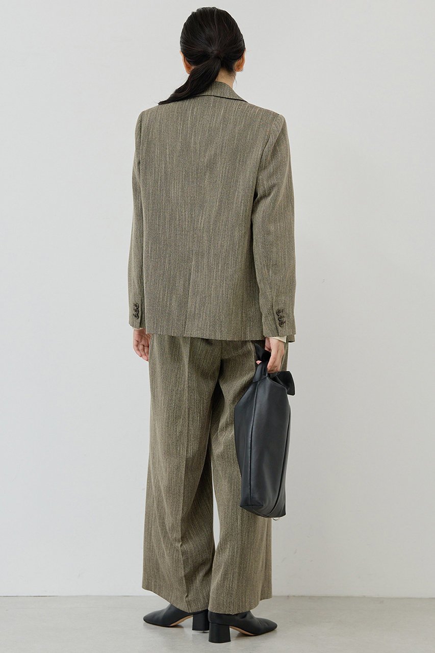 【ガリャルダガランテ/GALLARDAGALANTE】の【セットアップ対応】ダブルタックツイードパンツ 人気、トレンドファッション・服の通販 founy(ファニー) 　ファッション　Fashion　レディースファッション　Fashion for Women　セットアップ　Matching Sets　レディースパンツ・ボトムス　Pants & Trousers / Bottoms　パンツ　Pants & Trousers　スラックス　Slacks, Dress Pants　セットアップ　Set-Up, Coordinated Outfit　バランス　Balance, Style Balance　マニッシュ　Mannish, Boyish　ワイド　Wide, Wide Fit　other-5|ID: prp329100004649164 ipo3291000000036101652