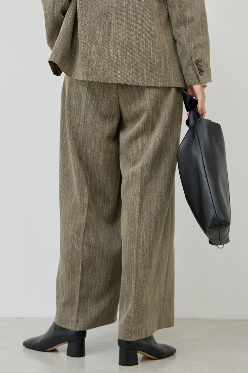 【ガリャルダガランテ/GALLARDAGALANTE】の【セットアップ対応】ダブルタックツイードパンツ 人気、トレンドファッション・服の通販 founy(ファニー) 　ファッション　Fashion　レディースファッション　Fashion for Women　セットアップ　Matching Sets　レディースパンツ・ボトムス　Pants & Trousers / Bottoms　パンツ　Pants & Trousers　スラックス　Slacks, Dress Pants　セットアップ　Set-Up, Coordinated Outfit　バランス　Balance, Style Balance　マニッシュ　Mannish, Boyish　ワイド　Wide, Wide Fit　other-8|ID: prp329100004649164 ipo3291000000036101655
