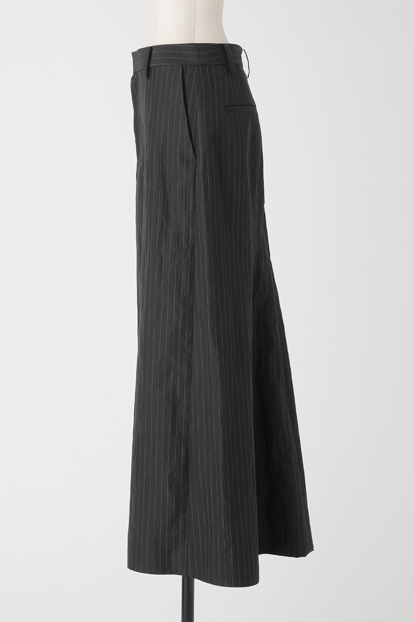 【オーヴィル/EAUVIRE】のストライプバックフレアスカート 人気、トレンドファッション・服の通販 founy(ファニー) 　ファッション　Fashion　レディースファッション　Fashion for Women　スカート　Skirts　Aライン・フレアスカート　A-Line & Flared Skirts　バッグ　Bags　イタリア　Italy　ストレート　Straight, Straight Cut　フレア　Flare, Flared　フロント　Front, Front Design　ラグジュアリー　Luxury, Elegant　リラックス　Relax, Relaxed Fit　other-2|ID: prp329100004649171 ipo3291000000035753794