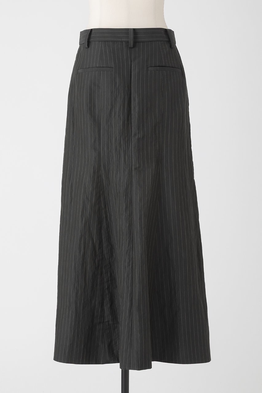 【オーヴィル/EAUVIRE】のストライプバックフレアスカート 人気、トレンドファッション・服の通販 founy(ファニー) 　ファッション　Fashion　レディースファッション　Fashion for Women　スカート　Skirts　Aライン・フレアスカート　A-Line & Flared Skirts　バッグ　Bags　イタリア　Italy　ストレート　Straight, Straight Cut　フレア　Flare, Flared　フロント　Front, Front Design　ラグジュアリー　Luxury, Elegant　リラックス　Relax, Relaxed Fit　other-3|ID: prp329100004649171 ipo3291000000035753795