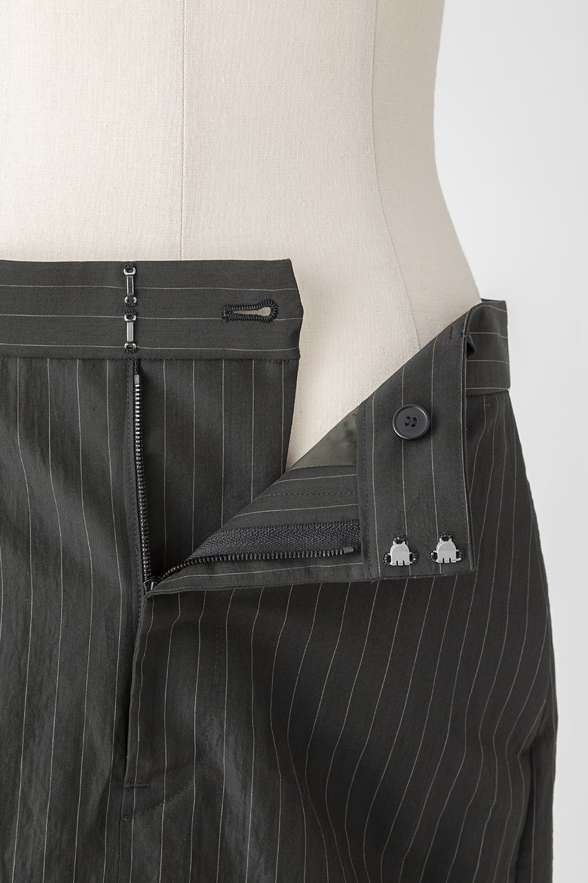 【オーヴィル/EAUVIRE】のストライプバックフレアスカート 人気、トレンドファッション・服の通販 founy(ファニー) 　ファッション　Fashion　レディースファッション　Fashion for Women　スカート　Skirts　Aライン・フレアスカート　A-Line & Flared Skirts　バッグ　Bags　イタリア　Italy　ストレート　Straight, Straight Cut　フレア　Flare, Flared　フロント　Front, Front Design　ラグジュアリー　Luxury, Elegant　リラックス　Relax, Relaxed Fit　other-6|ID: prp329100004649171 ipo3291000000035753798