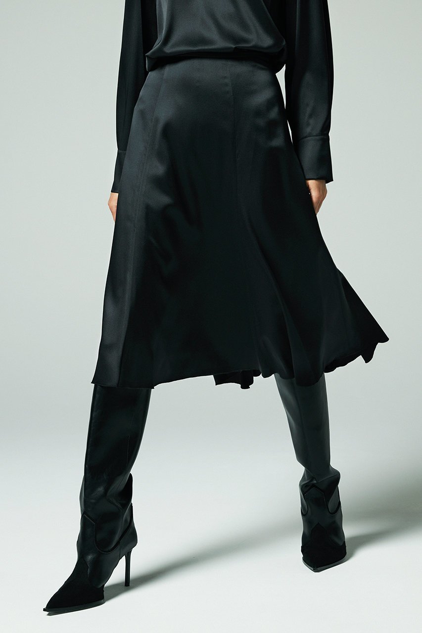 【オーヴィル/EAUVIRE】のシルクスカート 人気、トレンドファッション・服の通販 founy(ファニー) 　ファッション　Fashion　レディースファッション　Fashion for Women　スカート　Skirts　おすすめ　Recommended / Our Picks　シルク　Silk, 100% Silk　ストレッチ　Stretch, Stretchy Fabric　フレア　Flare, Flared　マーメイド　Mermaid, Fishtail Silhouette　定番　Standard, Basic Item　other-7|ID: prp329100004649172 ipo3291000000035753809