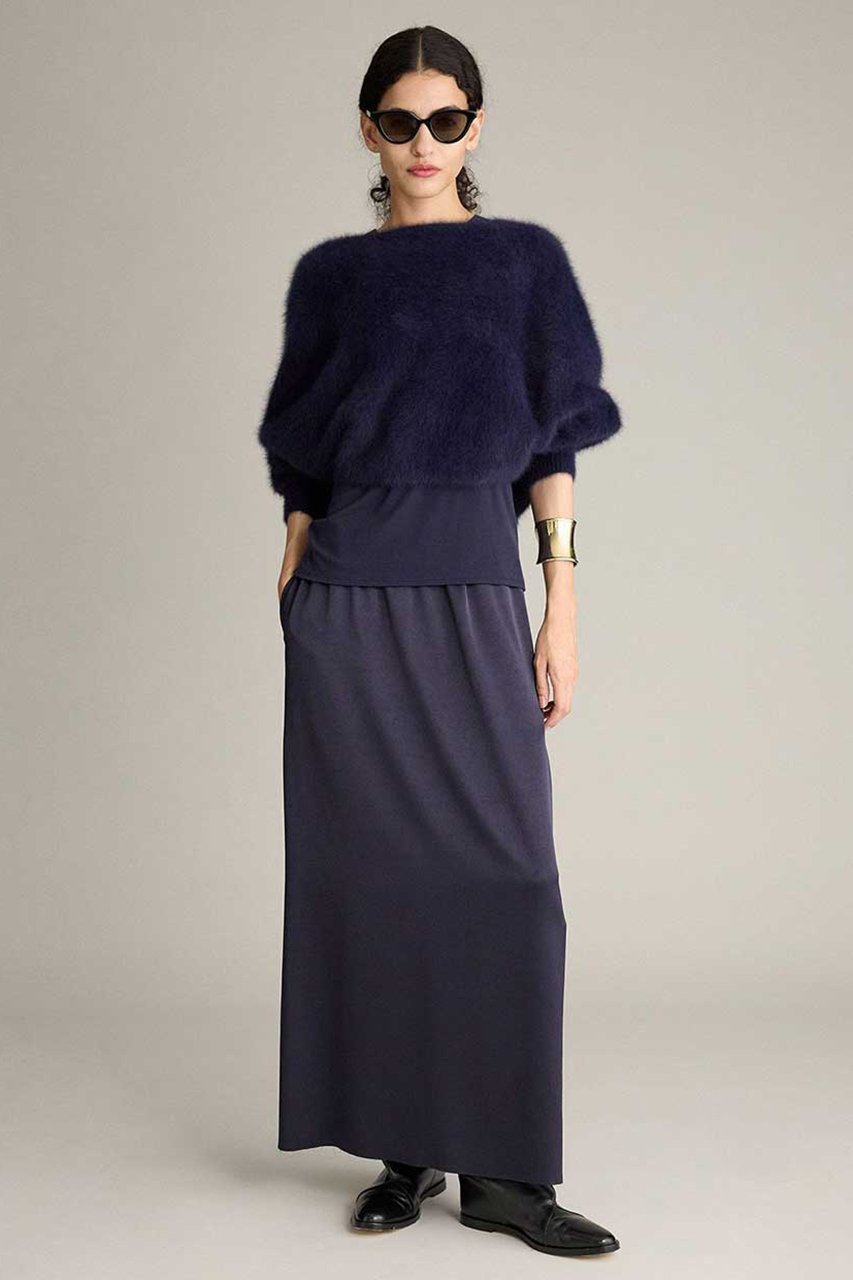 【ブリル/BRILL】のバックサテンドロストスカート 人気、トレンドファッション・服の通販 founy(ファニー) ファッション Fashion レディースファッション Fashion for Women スカート Skirts ロングスカート Long Skirts / Maxi & Midi Skirts バッグ Bags ストレッチ Stretch, Stretchy Fabric ストレート Straight, Straight Cut ロング Long, Long-Length 再入荷 Restock / Back in Stock other-4|ID: prp329100004649173 ipo3291000000035393784