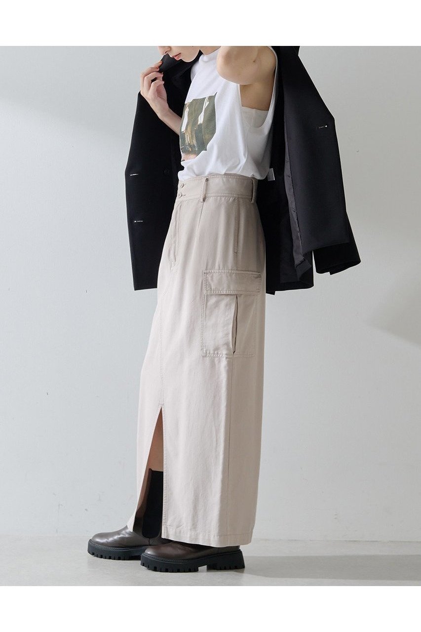 【ウィムガゼット/Whim Gazette】のセイヒンゾメミリタリースカート 人気、トレンドファッション・服の通販 founy(ファニー) 　ファッション　Fashion　レディースファッション　Fashion for Women　スカート　Skirts　ロングスカート　Long Skirts / Maxi & Midi Skirts　2025年　2025　2025-2026秋冬・A/W　Autumn/Winter 2025–26 AW25–26　スリット　Slit, Slit Detail　フロント　Front, Front Design　ミリタリー　Military, Army Style　リメイク　Remake, Reconstructed　ロング　Long, Long-Length　A/W・秋冬　Autumn/Winter　other-3|ID: prp329100004649174 ipo3291000000033576480