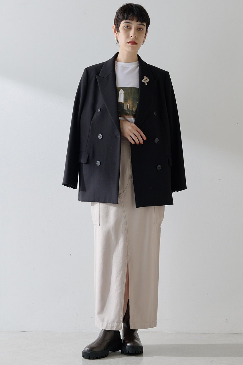 【ウィムガゼット/Whim Gazette】のセイヒンゾメミリタリースカート インテリア・キッズ・メンズ・レディースファッション・服の通販 founy(ファニー) 　ファッション　Fashion　レディースファッション　Fashion for Women　スカート　Skirts　ロングスカート　Long Skirts / Maxi & Midi Skirts　スリット　Slit, Slit Detail　フロント　Front, Front Design　ミリタリー　Military, Army Style　リメイク　Remake, Reconstructed　ロング　Long, Long-Length　ピンクベージュ|ID: prp329100004649174 ipo3291000000036004472