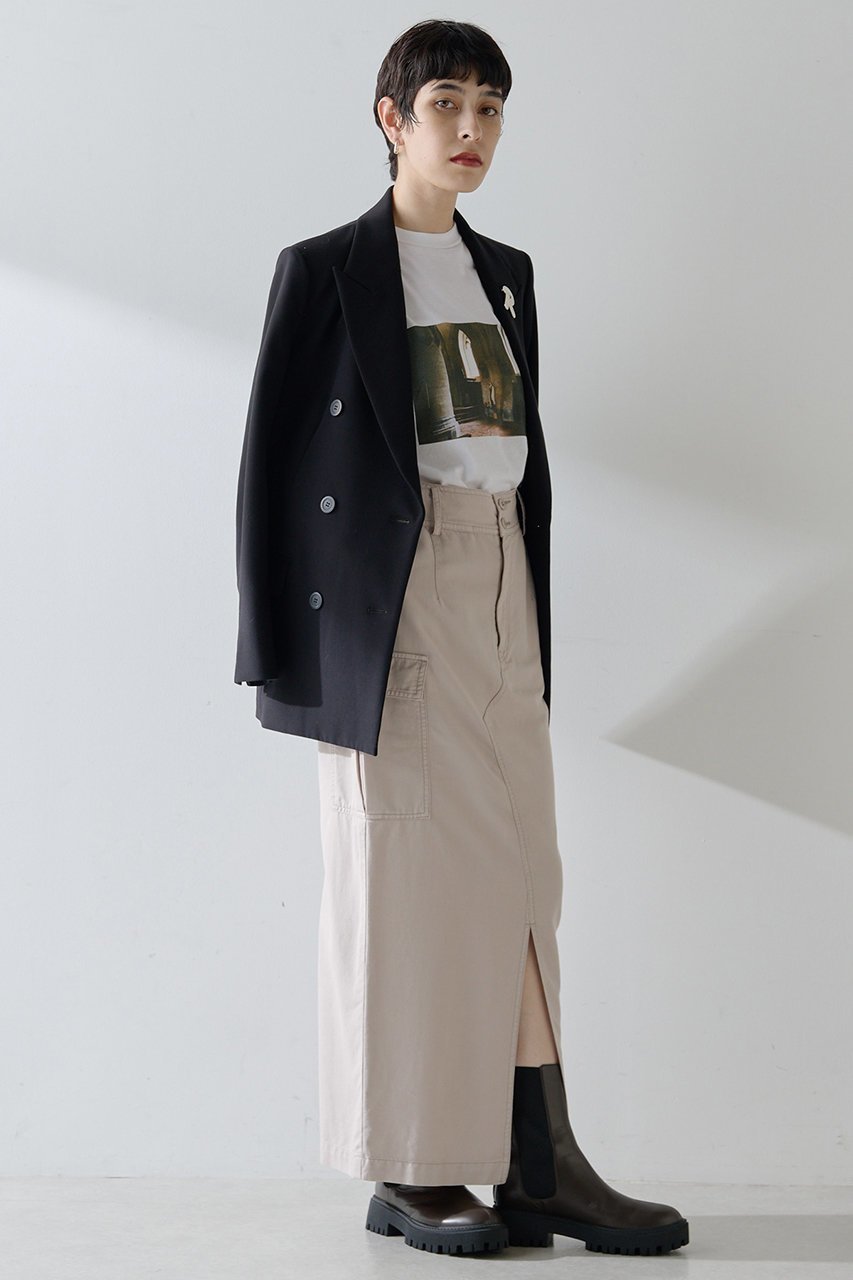 【ウィムガゼット/Whim Gazette】のセイヒンゾメミリタリースカート 人気、トレンドファッション・服の通販 founy(ファニー) 　ファッション　Fashion　レディースファッション　Fashion for Women　スカート　Skirts　ロングスカート　Long Skirts / Maxi & Midi Skirts　スリット　Slit, Slit Detail　フロント　Front, Front Design　ミリタリー　Military, Army Style　リメイク　Remake, Reconstructed　ロング　Long, Long-Length　other-5|ID: prp329100004649174 ipo3291000000036104636