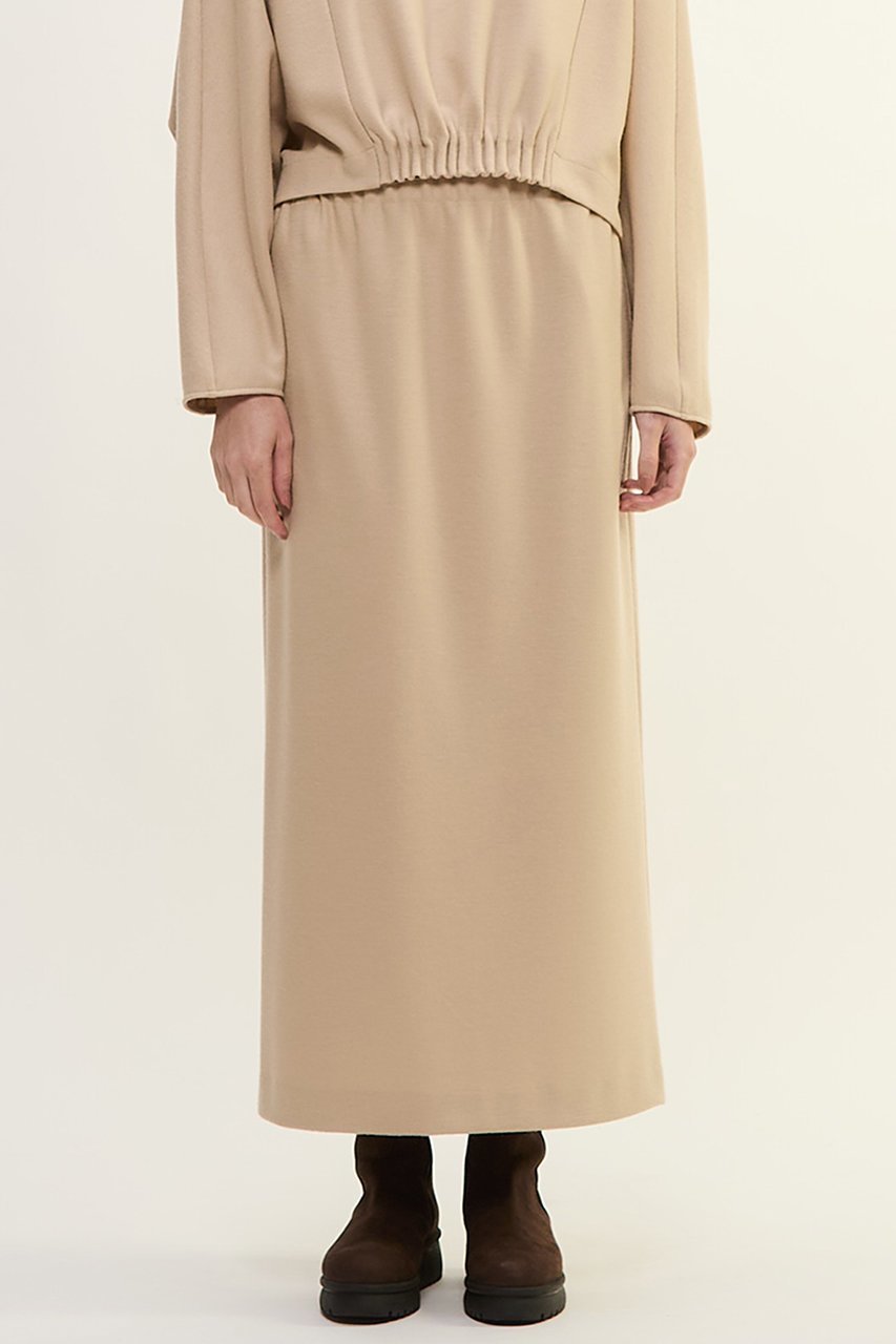 【プレインピープル/PLAIN PEOPLE】のダンボールジャージ/ミルドジャージストレートスカート 人気、トレンドファッション・服の通販 founy(ファニー) 　ファッション　Fashion　レディースファッション　Fashion for Women　スカート　Skirts　ロングスカート　Long Skirts / Maxi & Midi Skirts　2025年　2025　2025-2026秋冬・A/W　Autumn/Winter 2025–26 AW25–26　なめらか　Smooth, Silky Texture　ギャザー　Gathered, Ruffled　シンプル　Simple, Minimal　セットアップ　Set-Up, Coordinated Outfit　バランス　Balance, Style Balance　ロング　Long, Long-Length　A/W・秋冬　Autumn/Winter　 other-1|ID: prp329100004649175 ipo3291000000033576486