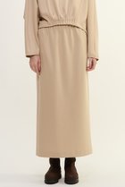 【プレインピープル/PLAIN PEOPLE】のダンボールジャージ/ミルドジャージストレートスカート ベージュ|ID: prp329100004649175 ipo3291000000035652256