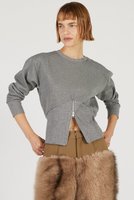 【プランク プロジェクト/PRANK PROJECT】のフロントジップショルダーパットスウェット / Front Zip Shoulder Pad Sweatshirt 人気、トレンドファッション・服の通販 founy(ファニー) ファッション Fashion レディースファッション Fashion for Women トップス・カットソー Cut & Sew Tops シャツ・ブラウス・オフィスカジュアル Elegant Blouses & Button-Ups レディースパーカー・カジュアルフーディー Casual Hoodies & Sweatshirts ロングTシャツ・Tシャツ Longline T-Shirts & Tees スウェット・クルーネックトップス Sweatshirts & Crewnecks / Relaxed Fit Sweat Tops カットソー・ベーシックTシャツ Cut-and-Sewn Tops / Stretch Tees & Basics カッティング Cutting Detail カットソー Cut and Sewn Top スウェット / スエット Sweatshirt, Sweatwear フロント Front, Front Design ベーシック Basic, Essential 新作・新入荷 New Arrivals / New In |ID:prp329100004649186
