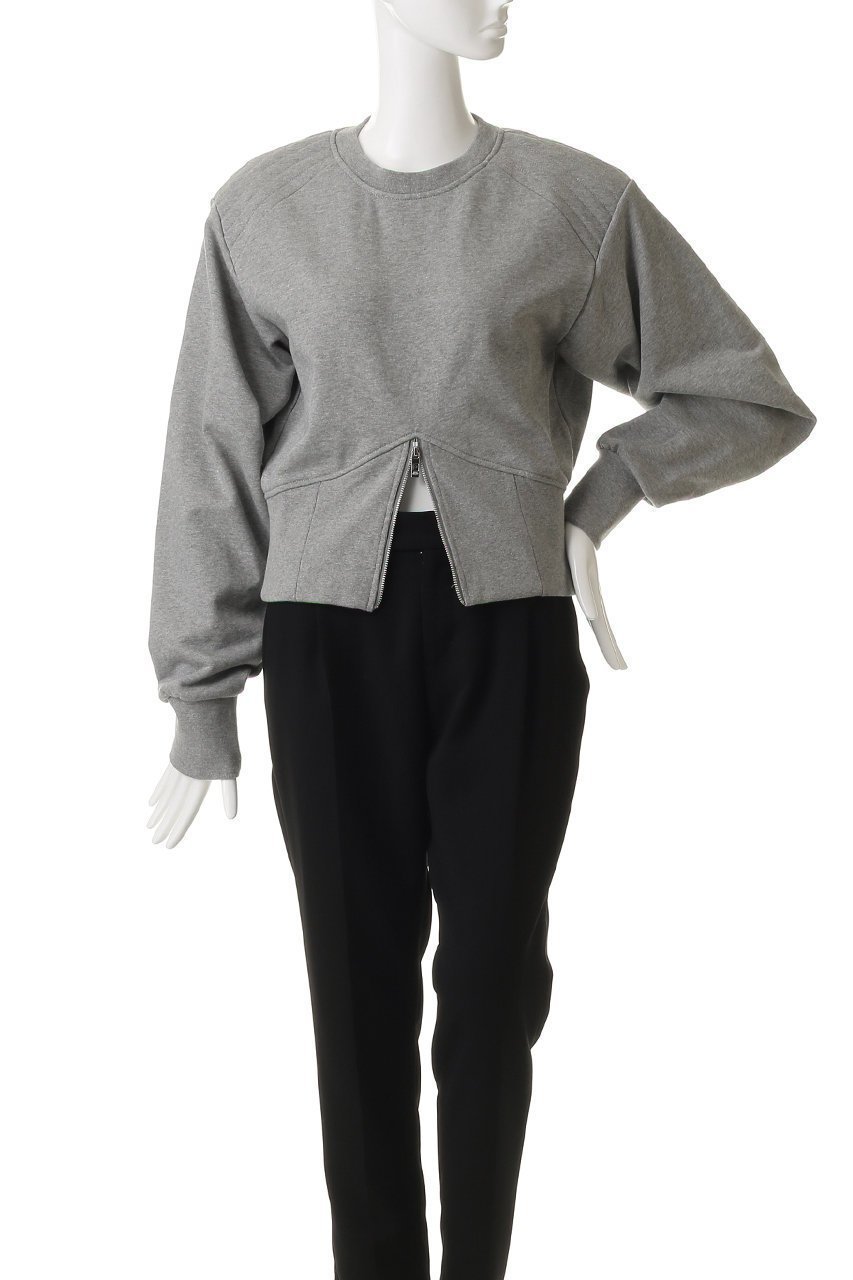 【プランク プロジェクト/PRANK PROJECT】のフロントジップショルダーパットスウェット / Front Zip Shoulder Pad Sweatshirt 人気、トレンドファッション・服の通販 founy(ファニー) ファッション Fashion レディースファッション Fashion for Women トップス・カットソー Cut & Sew Tops シャツ・ブラウス・オフィスカジュアル Elegant Blouses & Button-Ups レディースパーカー・カジュアルフーディー Casual Hoodies & Sweatshirts ロングTシャツ・Tシャツ Longline T-Shirts & Tees スウェット・クルーネックトップス Sweatshirts & Crewnecks / Relaxed Fit Sweat Tops カットソー・ベーシックTシャツ Cut-and-Sewn Tops / Stretch Tees & Basics カッティング Cutting Detail カットソー Cut and Sewn Top スウェット / スエット Sweatshirt, Sweatwear フロント Front, Front Design ベーシック Basic, Essential other-8|ID: prp329100004649186 ipo3291000000034144391