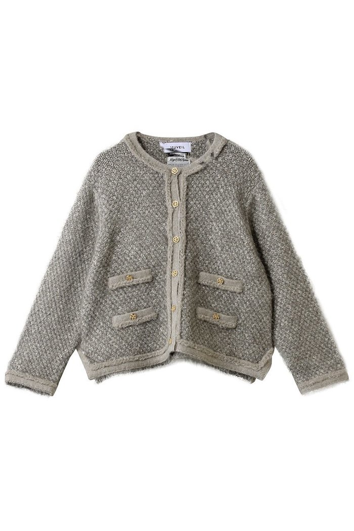 【ミュベール/MUVEIL】の【ELLE SHOP 限定】ツィードニットジャケット インテリア・キッズ・メンズ・レディースファッション・服の通販 founy(ファニー) https://founy.com/ ファッション Fashion レディースファッション Fashion for Women アウター Coat / Outerwear Collection レディースジャケット・軽アウター Jackets エレガント 上品 Elegant クラシック Classic, Timeless Style ジャケット Jacket, Outerwear ツイード Twill, Twill Weave ミックス Mix, Mixed Style 新作・新入荷 New Arrivals / New In |ID: prp329100004649187 ipo3291000000033576679