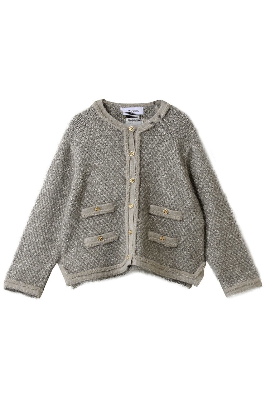 【ミュベール/MUVEIL】の【8/28 8:00販売開始】【ELLE SHOP 限定】ツィードニットジャケット 人気、トレンドファッション・服の通販 founy(ファニー) 　ファッション　Fashion　レディースファッション　Fashion for Women　アウター　Coat / Outerwear Collection　レディースジャケット・軽アウター　Jackets　エレガント 上品　Elegant　クラシック　Classic, Timeless Style　ジャケット　Jacket, Outerwear　ツイード　Twill, Twill Weave　ミックス　Mix, Mixed Style　 other-1|ID: prp329100004649187 ipo3291000000033576679