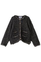 【ミュベール/MUVEIL】の【8/28 8:00販売開始】【ELLE SHOP 限定】ツィードニットジャケット 人気、トレンドファッション・服の通販 founy(ファニー) ファッション Fashion レディースファッション Fashion for Women アウター Coat / Outerwear Collection レディースジャケット・軽アウター Jackets エレガント 上品 Elegant クラシック Classic, Timeless Style ジャケット Jacket, Outerwear ツイード Twill, Twill Weave ミックス Mix, Mixed Style thumbnail ブラック|ID: prp329100004649187 ipo3291000000033576681