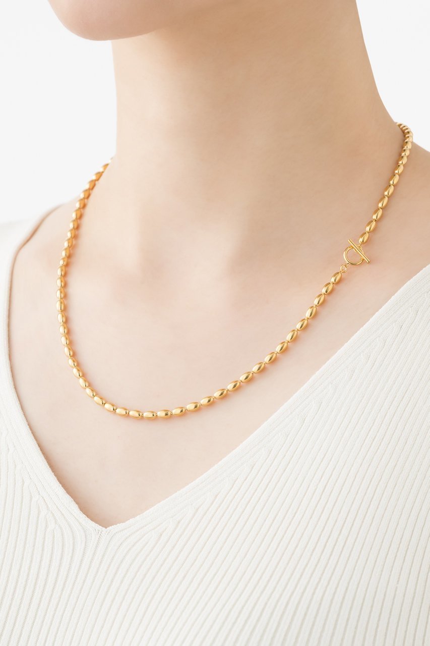 【マリハ/MARIHA】のSilent Rain ネックレス OVボールチェーン S 45cm 人気、トレンドファッション・服の通販 founy(ファニー) 　ファッション　Fashion　レディースファッション　Fashion for Women　ジュエリー　Jewelry　ネックレス　Necklaces & Pendants　おすすめ　Recommended / Our Picks　オーバル　Oval Design　シェイプ　Shape, Slim Fit　ショート　Short, Short Length　シンプル　Simple, Minimal　チェーン　Chain, Chain Strap　ネックレス　Necklace, Pendant Necklace　パーティ　Party, Party Style　other-2|ID: prp329100004649829 ipo3291000000036027835