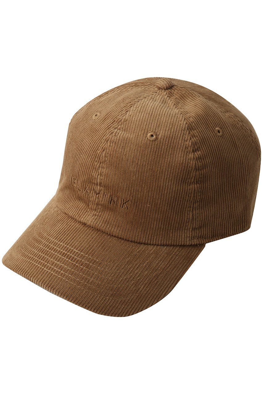 【ブラミンク/BLAMINK】のコーデュロイロゴキャップ インテリア・キッズ・メンズ・レディースファッション・服の通販 founy(ファニー) 　ファッション　Fashion　レディースファッション　Fashion for Women　キャップ&ハット　Hats & Caps　キャップ　Cap, Baseball Cap　コーデュロイ　Corduroy, Cord Fabric　シンプル　Simple, Minimal　フォルム　Silhouette, Form　帽子　Hat, Headwear　ミッドブラウン|ID: prp329100004649837 ipo3291000000036027842