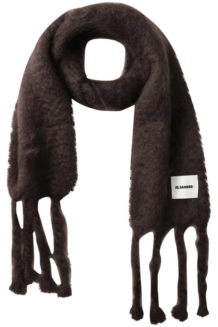 【ジル サンダー/JIL SANDER】の【JIL SANDER+】ロゴ マフラー 人気、トレンドファッション・服の通販 founy(ファニー) 　ファッション　Fashion　レディースファッション　Fashion for Women　ストール　Soft & Warm Scarves　マフラー・スヌード / 冬小物の定番　Scarves & Mufflers　2025年　2025　2025-2026秋冬・A/W　Autumn/Winter 2025–26 AW25–26　コレクション　Collection, Seasonal Line　スカーフ　Scarf, Neckwear　ストール　Stole, Wrap　パッチ　Patch, Appliqué　マフラー　Scarf, Muffler　リラックス　Relax, Relaxed Fit　A/W・秋冬　Autumn/Winter　 other-1|ID: prp329100004649846 ipo3291000000033589547