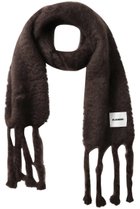 【ジル サンダー/JIL SANDER】の【JIL SANDER+】ロゴ マフラー バーガンディ|ID:prp329100004649846
