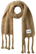 【ジル サンダー/JIL SANDER】の【JIL SANDER+】ロゴ マフラー ベージュ|ID:prp329100004649846