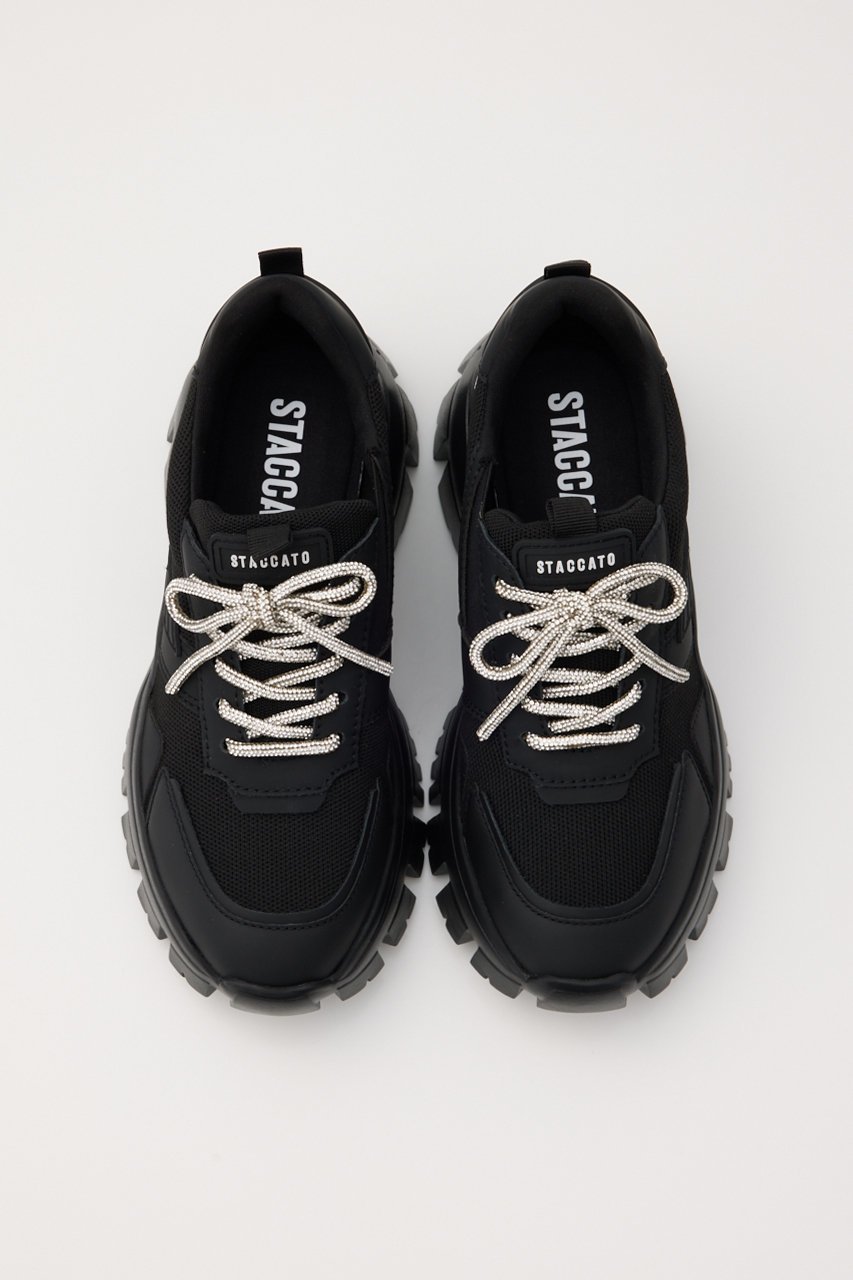 【スタッカート/STACCATO】のドルチェボリュームスニーカーイン 人気、トレンドファッション・服の通販 founy(ファニー) 　ファッション　Fashion　レディースファッション　Fashion for Women　エレガント 上品　Elegant　ストーン　Stone, Gem-Like　スニーカー　Sneakers, Trainers　メッシュ　Mesh, Net Fabric　リボン　Ribbon, Bow　レース　Lace, Lace Fabric　人気　Popular, Best Seller　定番　Standard, Basic Item　other-2|ID: prp329100004649858 ipo3291000000036027853