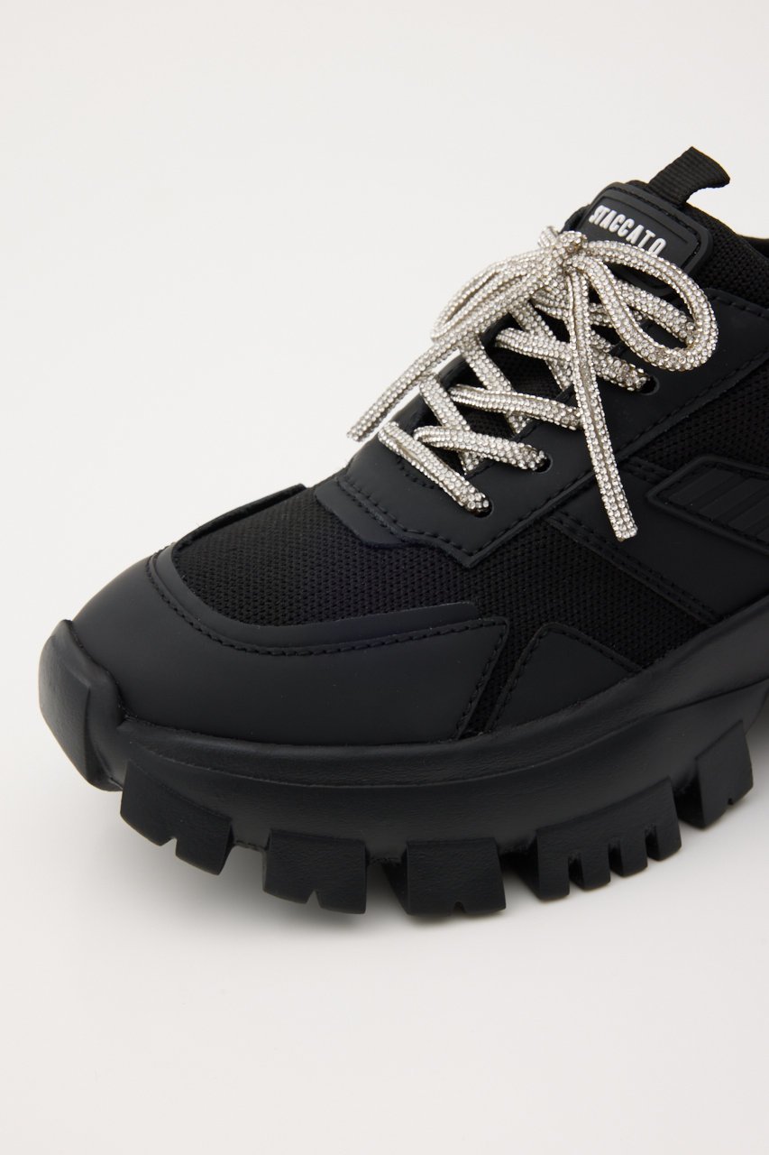 【スタッカート/STACCATO】のドルチェボリュームスニーカーイン 人気、トレンドファッション・服の通販 founy(ファニー) 　ファッション　Fashion　レディースファッション　Fashion for Women　エレガント 上品　Elegant　ストーン　Stone, Gem-Like　スニーカー　Sneakers, Trainers　メッシュ　Mesh, Net Fabric　リボン　Ribbon, Bow　レース　Lace, Lace Fabric　人気　Popular, Best Seller　定番　Standard, Basic Item　other-6|ID: prp329100004649858 ipo3291000000036027857