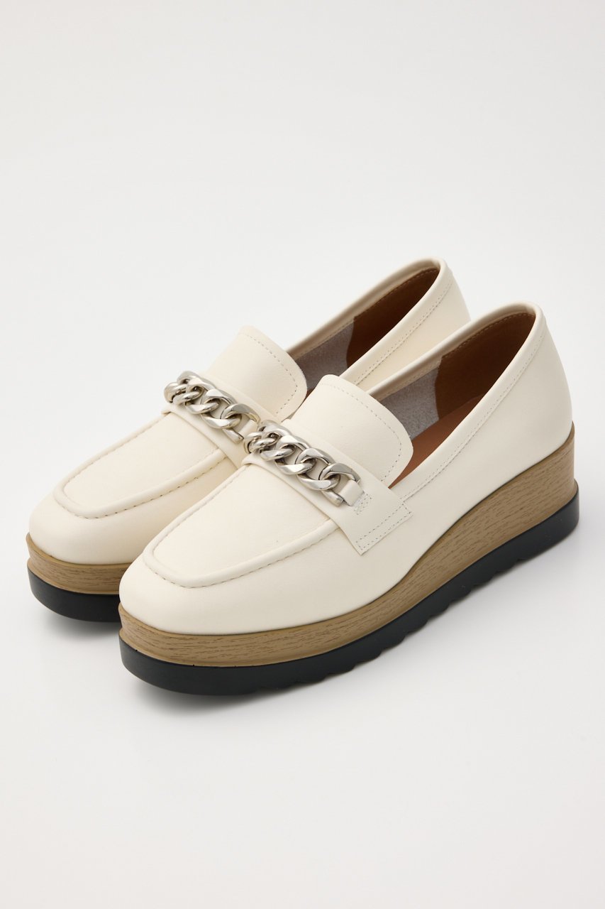 【スタッカート/STACCATO】のモードチェーンプラットフォーム インテリア・キッズ・メンズ・レディースファッション・服の通販 founy(ファニー) 　ファッション　Fashion　レディースファッション　Fashion for Women　おすすめ　Recommended / Our Picks　ウェッジ　Wedge Heels　ウッド　Wooden Design　クラシカル　Classical, Vintage-Inspired　シューズ　Shoes, Footwear　チェーン　Chain, Chain Strap　モダン　Modern, Contemporary　モノトーン　Monotone, Black and White　厚底　Platform Shoes　定番　Standard, Basic Item　新作・新入荷　New Arrivals / New In　ホワイト|ID: prp329100004649859 ipo3291000000033589689