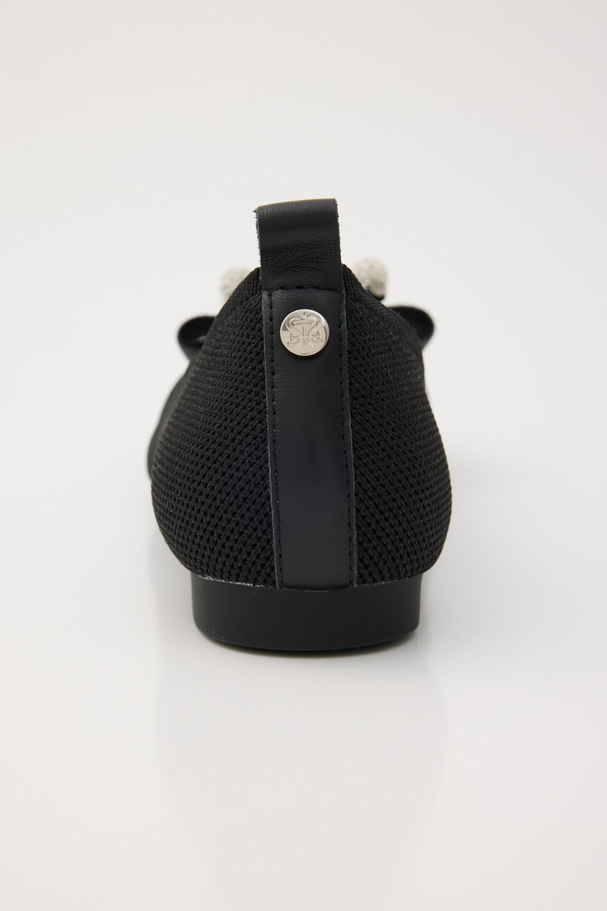 【スタッカート/STACCATO】のヴァレリアニットフラット 人気、トレンドファッション・服の通販 founy(ファニー) 　ファッション　Fashion　レディースファッション　Fashion for Women　シューズ　Shoes, Footwear　ストーン　Stone, Gem-Like　バレエ　Ballet, Ballet Style　パール　Pearl, Pearl Accent　フラット　Flat, Flat Shoes　リボン　Ribbon, Bow　エレガント 上品　Elegant　other-4|ID: prp329100004649864 ipo3291000000035276622