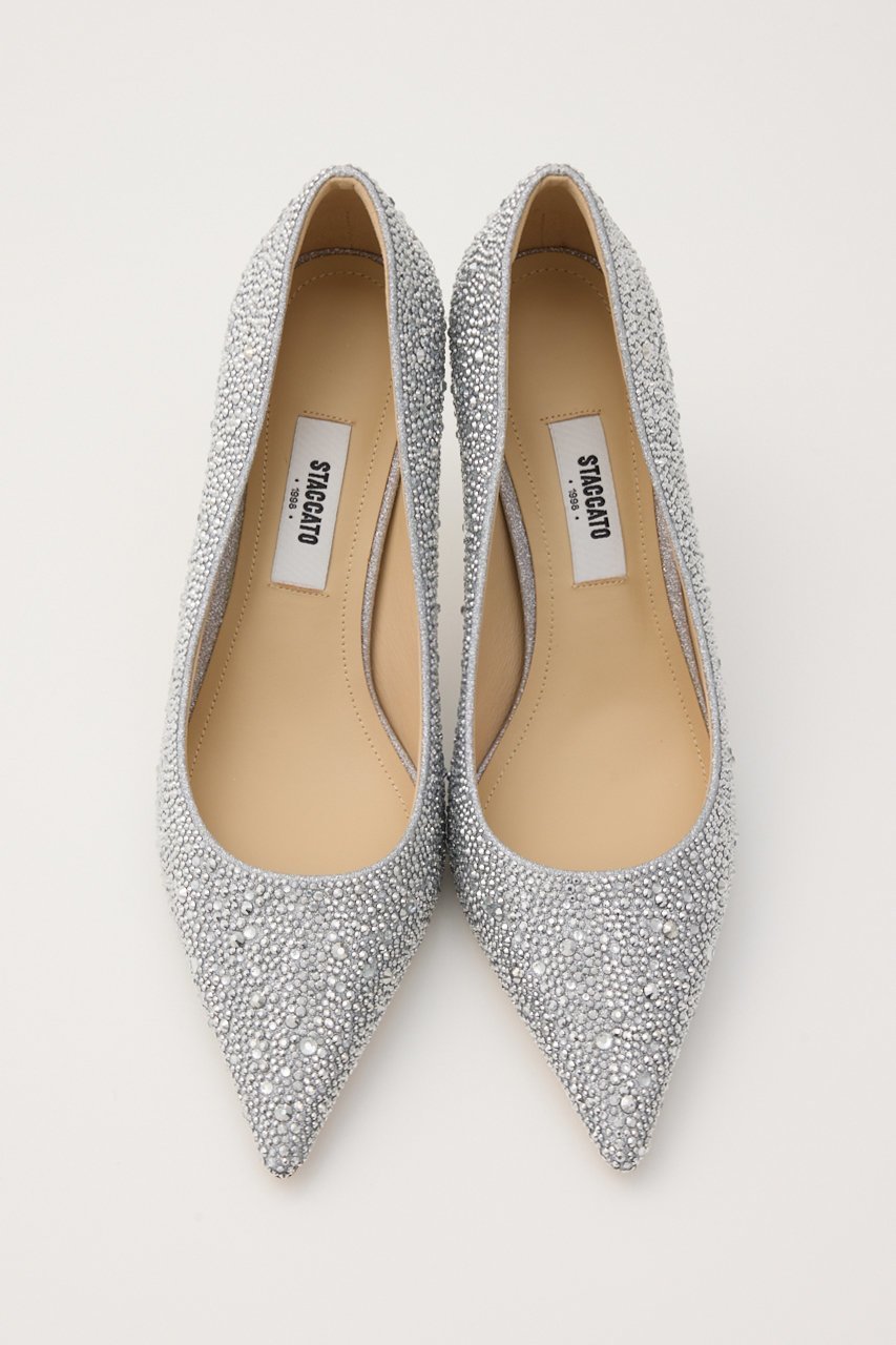 【スタッカート/STACCATO】のクリスタルグリタリングパンプス 人気、トレンドファッション・服の通販 founy(ファニー) 　ファッション　Fashion　レディースファッション　Fashion for Women　おすすめ　Recommended / Our Picks　エレガント 上品　Elegant　ストーン　Stone, Gem-Like　フォルム　Silhouette, Form　other-2|ID: prp329100004649872 ipo3291000000035947696