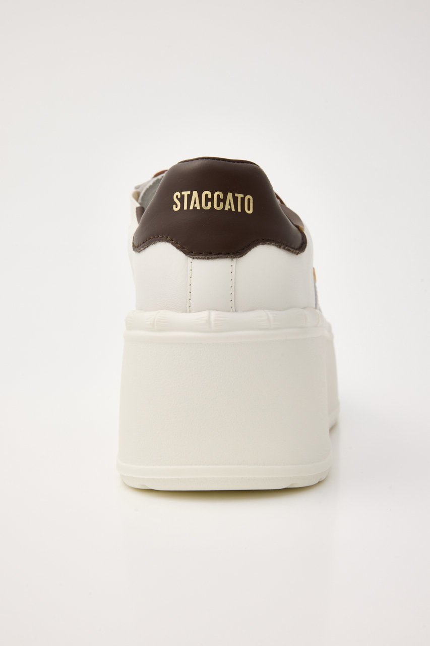 【スタッカート/STACCATO】のジェムズプラットフォームスニーカー 人気、トレンドファッション・服の通販 founy(ファニー) 　ファッション　Fashion　レディースファッション　Fashion for Women　2025年　2025　2025-2026秋冬・A/W　Autumn/Winter 2025–26 AW25–26　スニーカー　Sneakers, Trainers　ダブル　Double, Double-Breasted　レース　Lace, Lace Fabric　厚底　Platform Shoes　A/W・秋冬　Autumn/Winter　軽量　Lightweight, Ultra Light　other-4|ID: prp329100004649877 ipo3291000000033589861