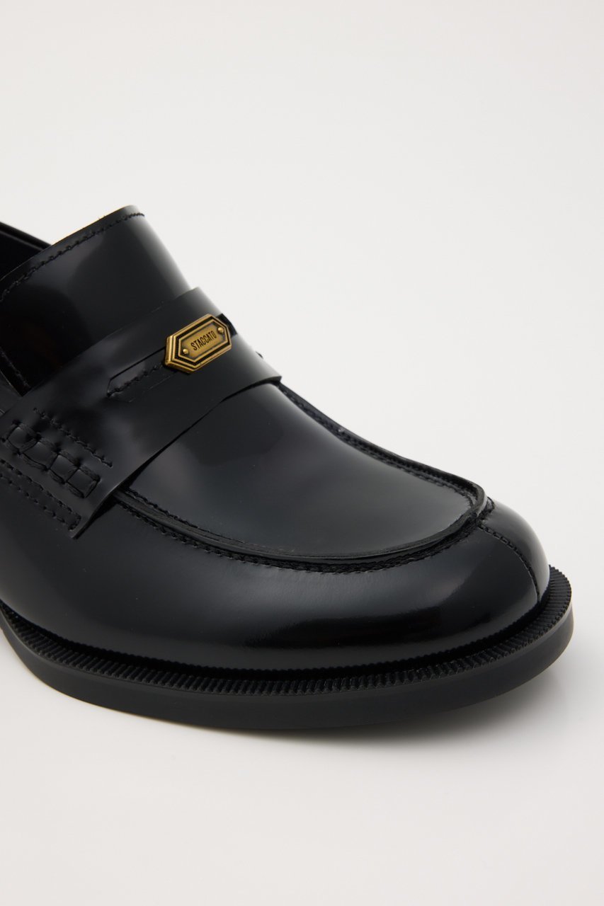 【スタッカート/STACCATO】のレイスヒールローファー 人気、トレンドファッション・服の通販 founy(ファニー) 　ファッション　Fashion　レディースファッション　Fashion for Women　クラシカル　Classical, Vintage-Inspired　シューズ　Shoes, Footwear　フラット　Flat, Flat Shoes　ブロック　Block, Solid Block Pattern　プレート　Plate, Dish　ヴィンテージ　Vintage Style　other-6|ID: prp329100004649880 ipo3291000000033589907