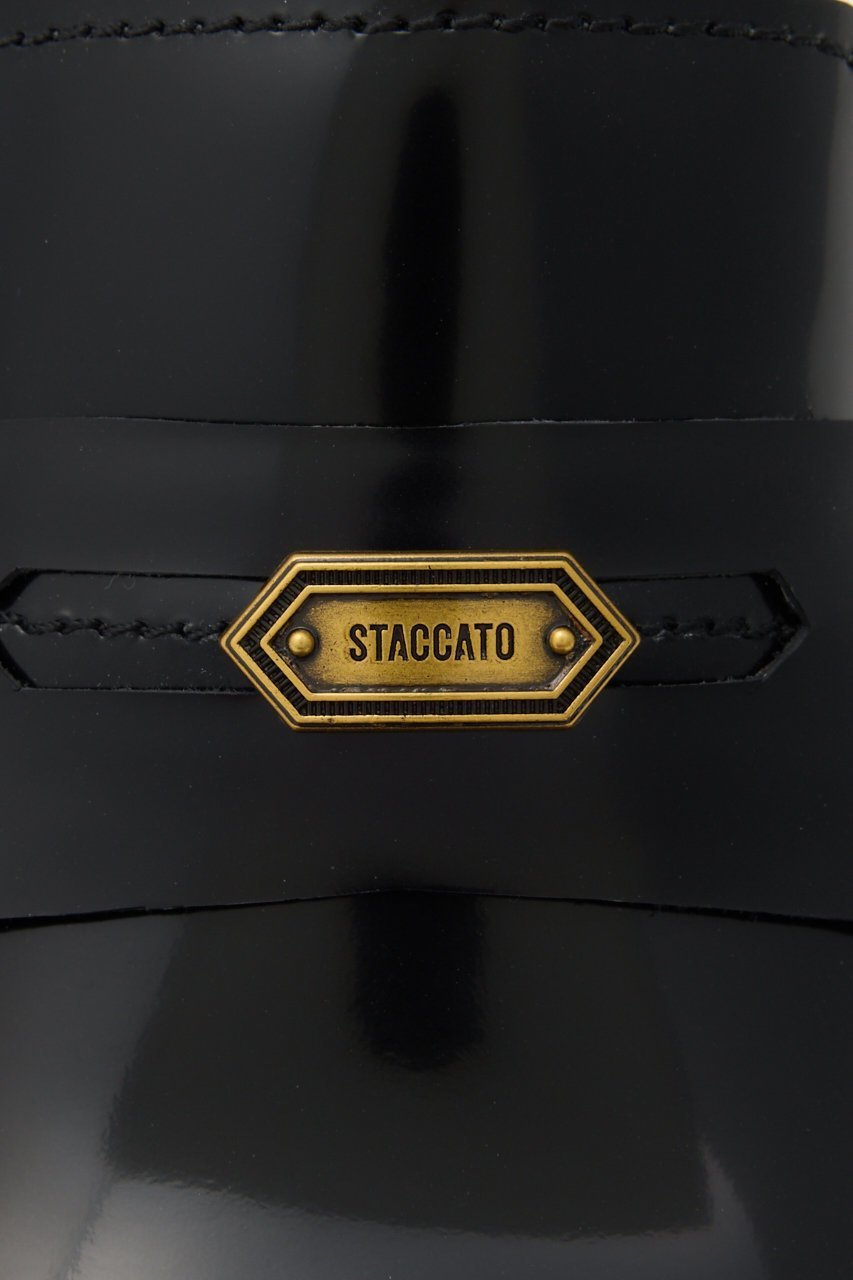 【スタッカート/STACCATO】のレイスヒールローファー 人気、トレンドファッション・服の通販 founy(ファニー) 　ファッション　Fashion　レディースファッション　Fashion for Women　クラシカル　Classical, Vintage-Inspired　シューズ　Shoes, Footwear　フラット　Flat, Flat Shoes　ブロック　Block, Solid Block Pattern　プレート　Plate, Dish　ヴィンテージ　Vintage Style　other-8|ID: prp329100004649880 ipo3291000000033589909