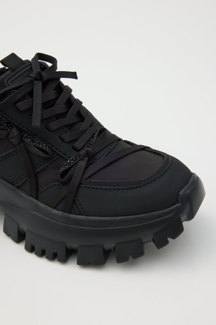 【スタッカート/STACCATO】のラッピングボリュームスニーカー 人気、トレンドファッション・服の通販 founy(ファニー) 　ファッション　Fashion　レディースファッション　Fashion for Women　2025年　2025　2025-2026秋冬・A/W　Autumn/Winter 2025–26 AW25–26　スニーカー　Sneakers, Trainers　リボン　Ribbon, Bow　レース　Lace, Lace Fabric　人気　Popular, Best Seller　定番　Standard, Basic Item　A/W・秋冬　Autumn/Winter　other-7|ID: prp329100004649881 ipo3291000000033589922