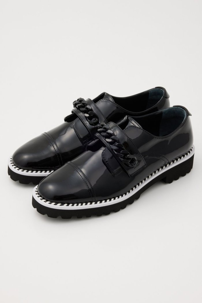 【スタッカート/STACCATO】のビッグチェーンタンクソールシューズ インテリア・キッズ・メンズ・レディースファッション・服の通販 founy(ファニー) https://founy.com/ ファッション Fashion レディースファッション Fashion for Women ストライプ Stripe, Striped Pattern チェーン Chain, Chain Strap フォルム Silhouette, Form 軽量 Lightweight, Ultra Light |ID: prp329100004649885 ipo3291000000036867885