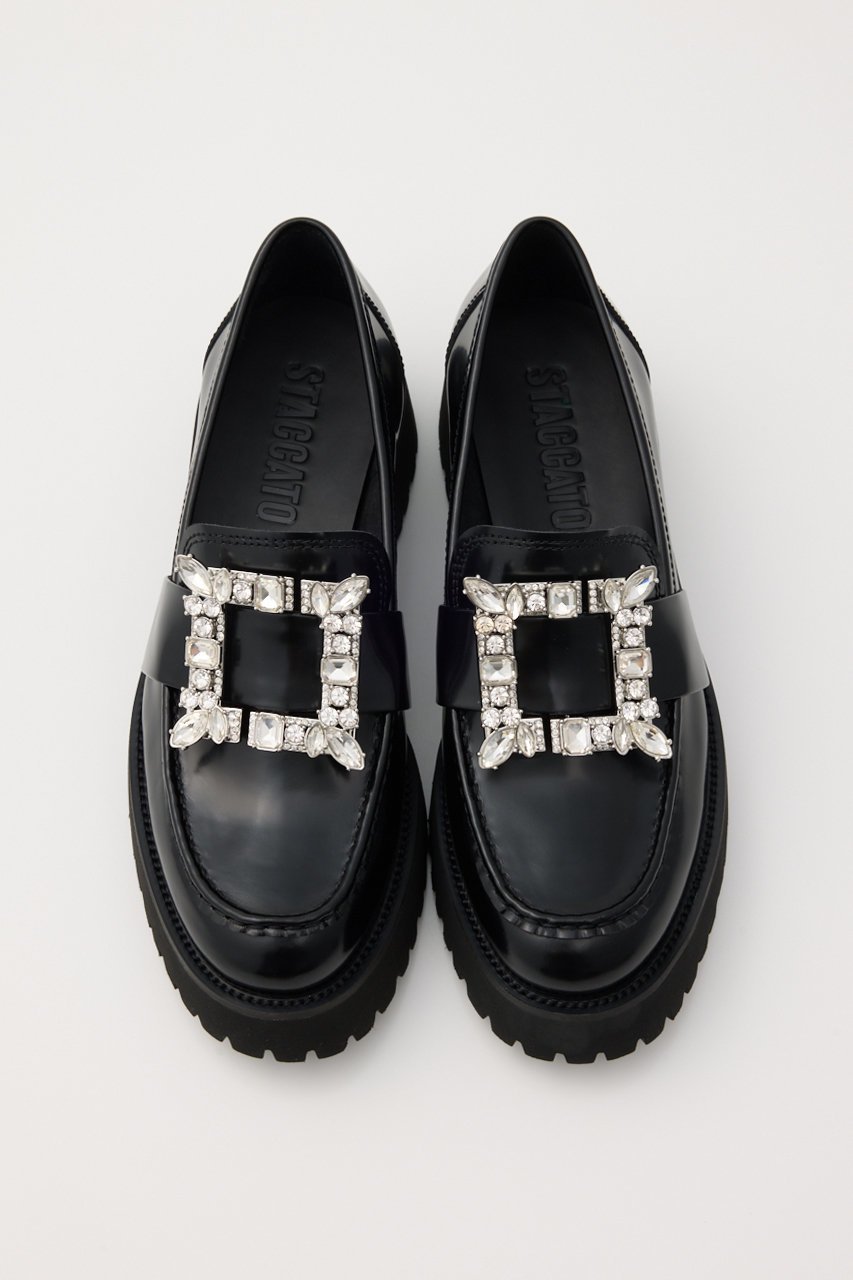 【スタッカート/STACCATO】のエルザボリュームローファー 人気、トレンドファッション・服の通販 founy(ファニー) 　ファッション　Fashion　レディースファッション　Fashion for Women　シューズ　Shoes, Footwear　ストーン　Stone, Gem-Like　フラット　Flat, Flat Shoes　other-2|ID: prp329100004649891 ipo3291000000036133695