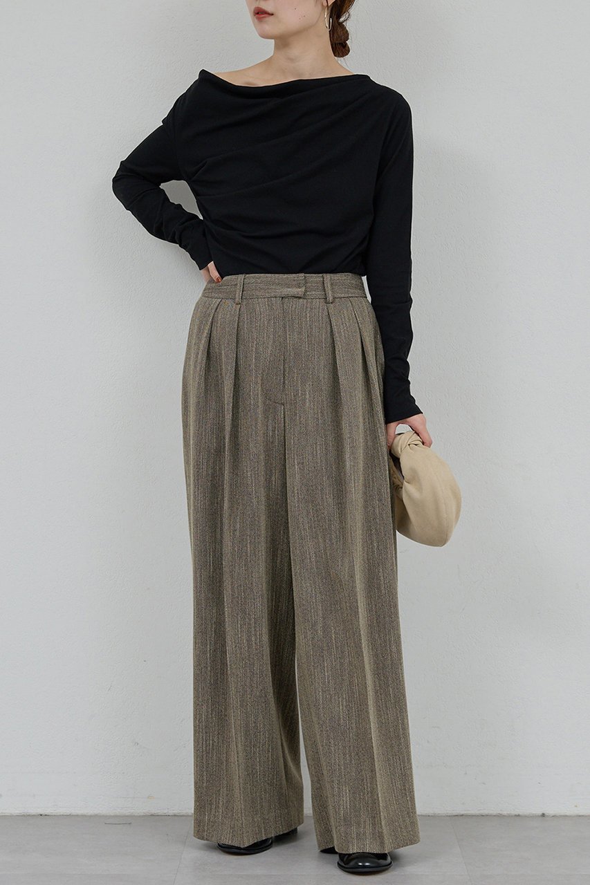 【ガリャルダガランテ/GALLARDAGALANTE】の【2WAY】オフショルカットソー 人気、トレンドファッション・服の通販 founy(ファニー) 　ファッション　Fashion　レディースファッション　Fashion for Women　トップス・カットソー　Cut & Sew Tops　シャツ・ブラウス・オフィスカジュアル　Elegant Blouses & Button-Ups　ロングTシャツ・Tシャツ　Longline T-Shirts & Tees　カットソー・ベーシックTシャツ　Cut-and-Sewn Tops / Stretch Tees & Basics　2025年　2025　2025-2026秋冬・A/W　Autumn/Winter 2025–26 AW25–26　ショルダー　Shoulder, Shoulder Strap　スリーブ　Sleeve, Long Sleeve / Short Sleeve　ドレープ　Drape, Draping Fabric　ロング　Long, Long-Length　A/W・秋冬　Autumn/Winter　other-2|ID: prp329100004649902 ipo3291000000033590085