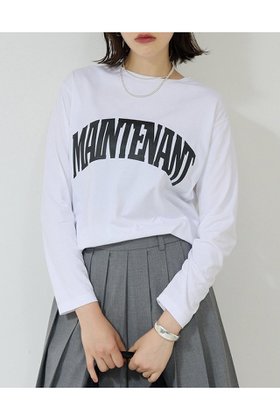 【ガリャルダガランテ/GALLARDAGALANTE】のラウンドロゴT 人気、トレンドファッション・服の通販 founy(ファニー) ファッション Fashion レディースファッション Fashion for Women トップス・カットソー Cut & Sew Tops シャツ・ブラウス・オフィスカジュアル Elegant Blouses & Button-Ups ロングTシャツ・Tシャツ Longline T-Shirts & Tees カットソー・ベーシックTシャツ Cut-and-Sewn Tops / Stretch Tees & Basics 2025年 2025 2025-2026秋冬・A/W Autumn/Winter 2025–26 AW25–26 シンプル Simple, Minimal スリーブ Sleeve, Long Sleeve / Short Sleeve ラウンド Round, Round Neck ロング Long, Long-Length A/W・秋冬 Autumn/Winter |ID:prp329100004649903