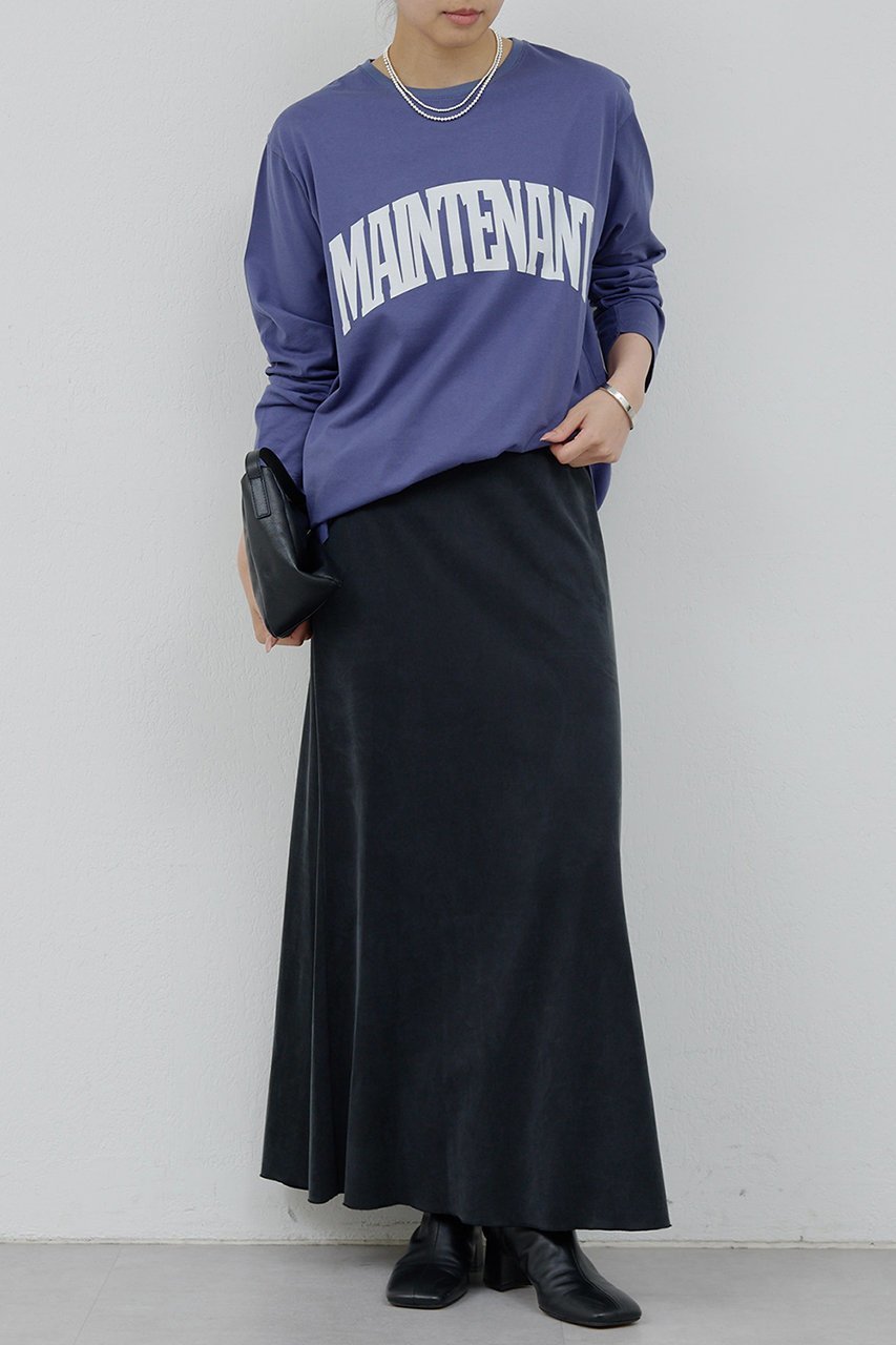【ガリャルダガランテ/GALLARDAGALANTE】のラウンドロゴT 人気、トレンドファッション・服の通販 founy(ファニー) 　ファッション　Fashion　レディースファッション　Fashion for Women　トップス・カットソー　Cut & Sew Tops　シャツ・ブラウス・オフィスカジュアル　Elegant Blouses & Button-Ups　ロングTシャツ・Tシャツ　Longline T-Shirts & Tees　カットソー・ベーシックTシャツ　Cut-and-Sewn Tops / Stretch Tees & Basics　2025年　2025　2025-2026秋冬・A/W　Autumn/Winter 2025–26 AW25–26　シンプル　Simple, Minimal　スリーブ　Sleeve, Long Sleeve / Short Sleeve　ラウンド　Round, Round Neck　ロング　Long, Long-Length　A/W・秋冬　Autumn/Winter　other-2|ID: prp329100004649903 ipo3291000000033590094