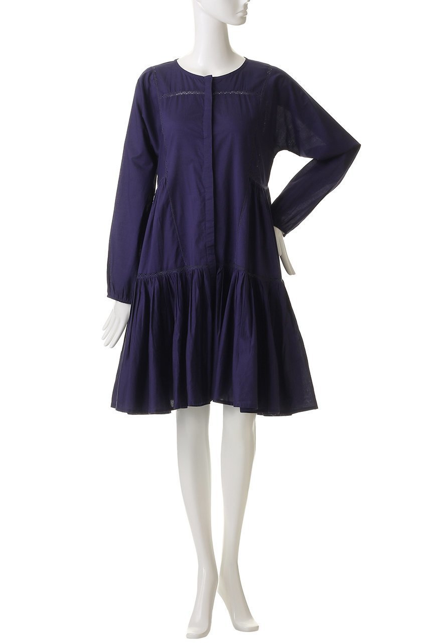 【マーレット/MERLETTE】のVEDA レーストリムギャザーミニシャツドレス 人気、トレンドファッション・服の通販 founy(ファニー) 　ファッション　Fashion　レディースファッション　Fashion for Women　ワンピース　Dresses　フォーマル・パーティードレス・結婚式用ドレス　Elegant & Casual Dresses　チュニック　Tunic Tops & Dresses　ギャザー　Gathered, Ruffled　チュニック　Tunic, Long Top　レース　Lace, Lace Fabric　軽量　Lightweight, Ultra Light　other-2|ID: prp329100004649906 ipo3291000000033590118